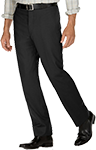 Black Solid Wool