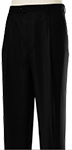 Black Minibone Trouser