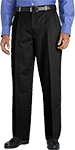 Black Double Pleat