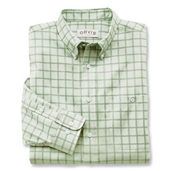 Windowpane check shirt