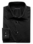 Slim fit stretch-poplin
