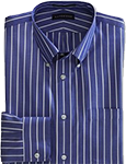 80's Pinpoint Shirt - Blue
