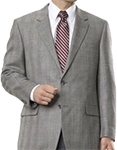 Gray Plaid Silk Coat