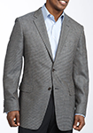 Blue Check Silk