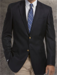 Navy Trim Blazer